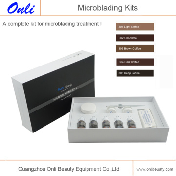 Kits de microblading pour maquillage permanent Maquillage de sourcils Kits de stylo manuels Microblading Pigment